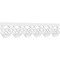 Ekena Millwork Sage Architectural Grade PVC Running Trim, 8"H x 5/8"P x 48"L RUNP08X0625X48SAG - alternate 1